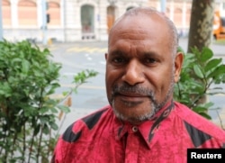 Benny Wenda, pemimpin United Movement for Liberation of West Papua (UMLWP), di Jenewa, 1 September 2017. (Foto: Reuters)