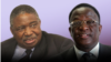 Zimbabwe Vice President Phelekezela Mphoko (L) and former Vice President Emmerson Mnangagwa (R). (Collage by Ntungamili NKomo)