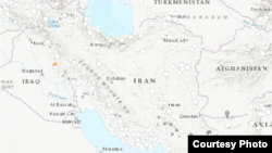 26일 이란 케르만샤주 서쪽 20km 지역에서 규모 6.3의 지진이 발생했다. 사진제공=United States Geological Survey(USGS)