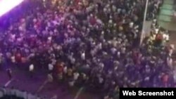 上海近萬名業主週六在南京路游行 （網絡圖片 2017年6月10日）