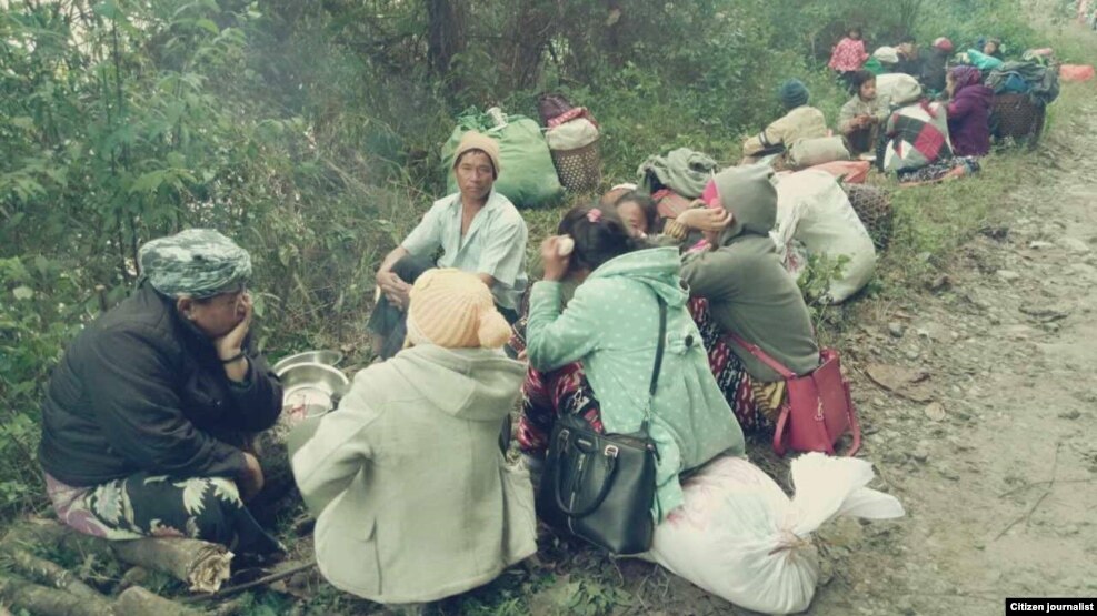 kachin IDP camp flee (Citizen Journalist)