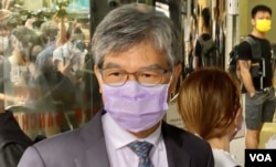 被判緩刑的單仲偕慨嘆香港已經變了,幾年前同類案件只是判罰款或社會服務令。 (美國之音/湯惠芸)