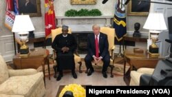 Ganawa Tsakanin Shugaba Buhari Da Shugaba Trump A Fadar White House