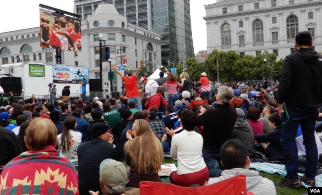 SÃ¢n cá» trÆ°á»c toÃ  thá» chÃ­nh San Francisco khi Äá»i Croatia gá»¡ huá» 1-1 (áº¢nh: BÃ¹i VÄn PhÃº)