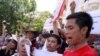 越南抗议者就海事纠纷谴责中国