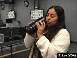 Claudia Juarez just finished her first year of college in Los Angeles. She is interested in producing and directing. In the Academy Gold program, she worked at Panavision, a provider of camera and production equipment.
