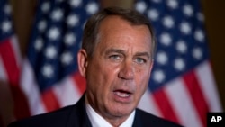 House Speaker John Boehner of Ohio has criticized the president's record on job creation.