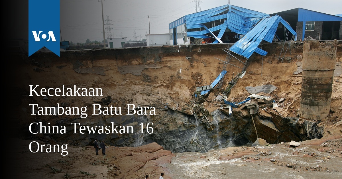 Kecelakaan Tambang Batu Bara China Tewaskan Orang