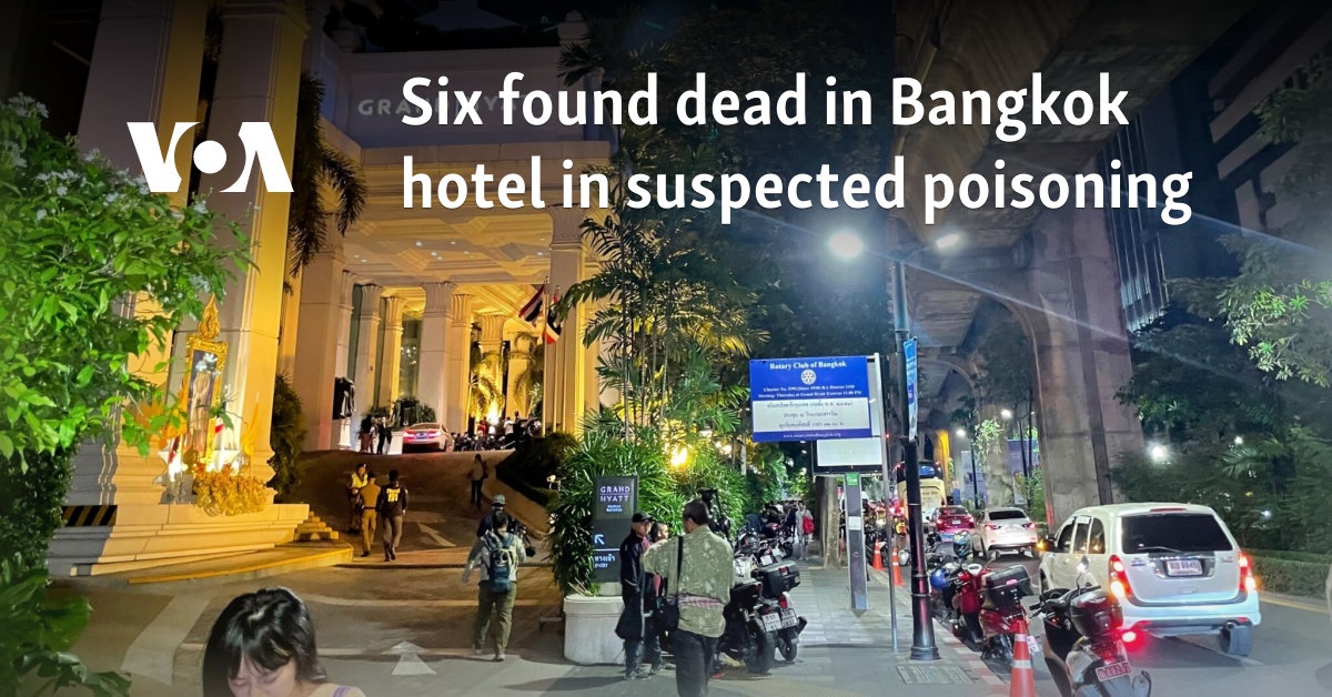 Six found dead in Bangkok hotel in suspected poisoning 