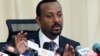 FILE - Ethiopia’s Prime Minister Abiy Ahmed addresses a news conference in his office in Addis Ababa, Aug. 25, 2018. 