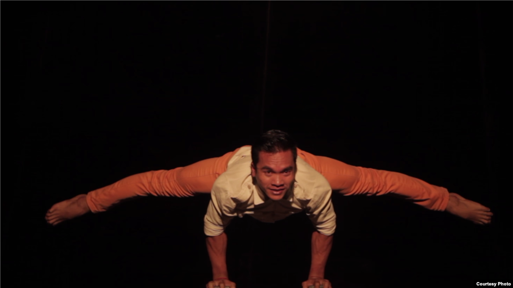 Bou Ratha, circus artist of Kampuchea Phare Circus. (Image provided)