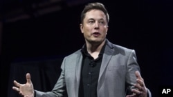 FILE - Tesla Motors CEO Elon Musk