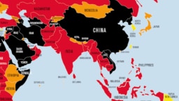 Bản đồ Chỉ số Tự do Báo chí Thế giới 2021 của Tổ chức Phóng viên Không Biên giới (RSF) cho thấy Việt Nam trong nhóm các nước màu đen vì có môi trường "rất tồi tệ" đối với tự do báo chí.