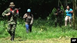 El año pasado el ELN secuestró a dos trabajadoras de un oleoducto en Saravena, en el norte de Colombia.