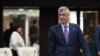 FILE - Kosovo's President Hashim Thaci is seen during a round-table meeting at the EU-Western Balkans Summit in Sofia, Bulgaria, May 17, 2018. 