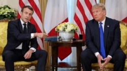 သမ္မတ Trump နဲ့ သမ္မတ Macron ကြား သဘောထားကွဲ