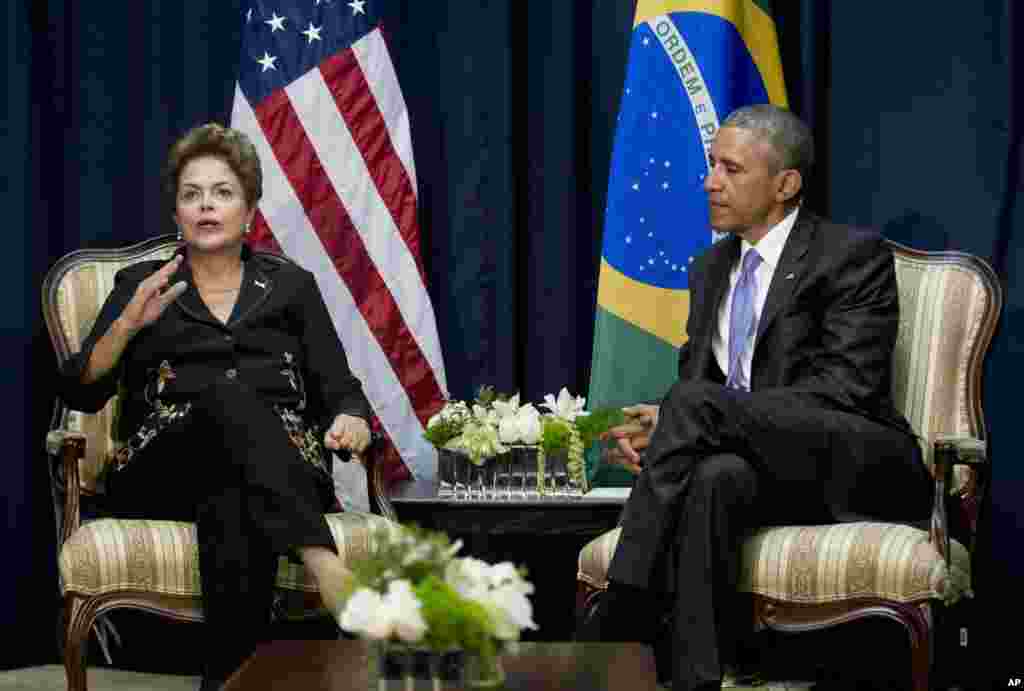برازیل کی صدر دیلما روزیف نے امریکہ اور کیوبا کے درمیان ہونے والی پیش رفت کی تعریف کی۔