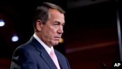 ປະທານສະພາຕຳ່ ທ່ານ John Boehner ແຫ່ງລັດ Ohio.