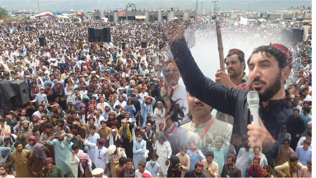 د جنوبي وزیرستان په مکین کې د پي ټي ایم جلسه.