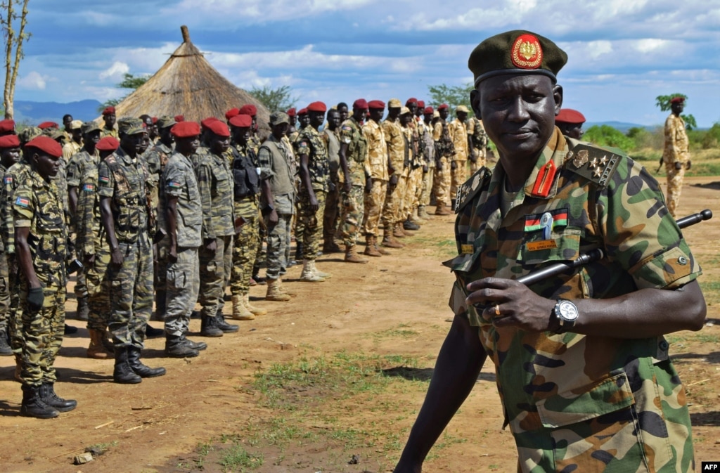 Brigadier General Lul Ruai Koang, the Sudan People's Liberation Army ...