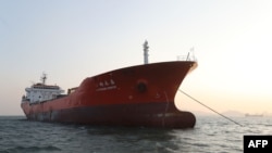 Tàu Lighthouse Winmore, một trong 2 tàu mới được Hàn Quốc thả do "không cố ý" chuyển dầu cho Triều Tiên