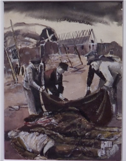 Holocaust Art Hallye "Civilians Covering Corpses"