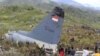 인도네시아 공군 수송기 추락, 13명 전원 사망