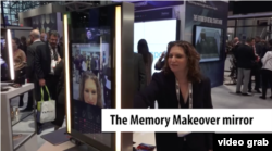 Memory Makeover mirror (Foto:VOA/videograb)