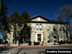 FILE - The Federal courthouse in Santa Fe, New Mexico