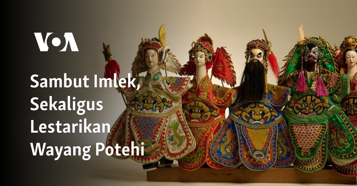 Sambut Imlek, Sekaligus Lestarikan Wayang Potehi