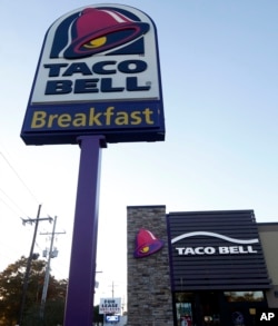 FILE - A Taco Bell restaurant is pictured in Metairie, La. Robert L. McKay, who designed the first Taco Bell restaurant and with founder Glenn Bell turned it into a fast-food empire, died last week. He was 86.