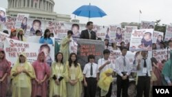 미국 내 한인 기독교단체인 `북한의 자유를 위한 미주한인 교회연합(KCC)’이 매년 주최하는 횃불대회 행사.