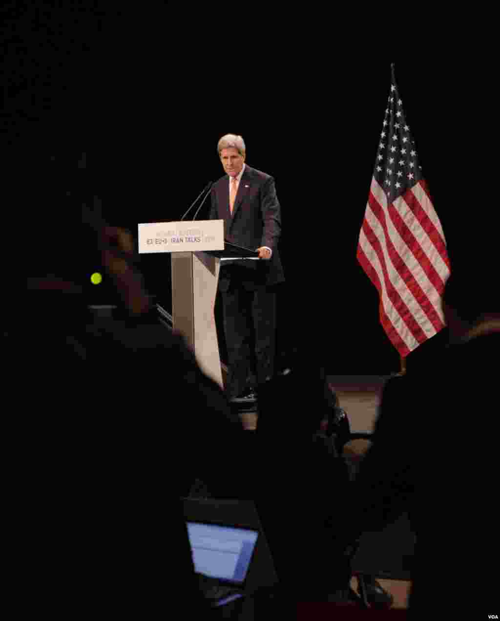سخنان جان کری وزیر خارجه ایالات متحده درباره توافق جامع هسته ای گروه ۱+۵ با ایران