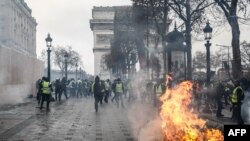 Protesti na Šanzelizeu 8. decembra 2018.