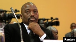 FILE - Opponents of DRC President Joseph Kabila have expressed concern that he wants to postpone next year's presidential vote in hopes of staying in office beyond his second term. 