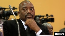 FILE - Joseph Kabila, president of the Democratic Republic of the Congo, is due to step down after elections next year, but critics think he may seek to extend his time in office.