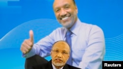 Former Asian Football Confederation (AFC) President Mohamed Bin Hammam speaks during a news conference at the AFC House in Kuala Lumpur, Malaysia, Mar. 18, 2011.