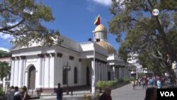 Edificio de la Asamblea Nacional de Venezuela, en Caracas. Foto de archivo.