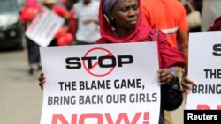 Nigerijka na protestu u Lagosu