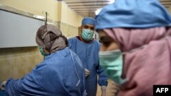 Photo d'illustration de médecins dans un hôpital algérien. (Afp/ Ryad Kramdi)