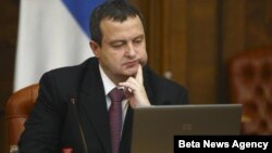 Premijer Srbije Ivica Dačić uoči sednice Vlade