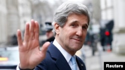 Wezîrê Derve John Kerry, roja Duşemê li Londonê, 