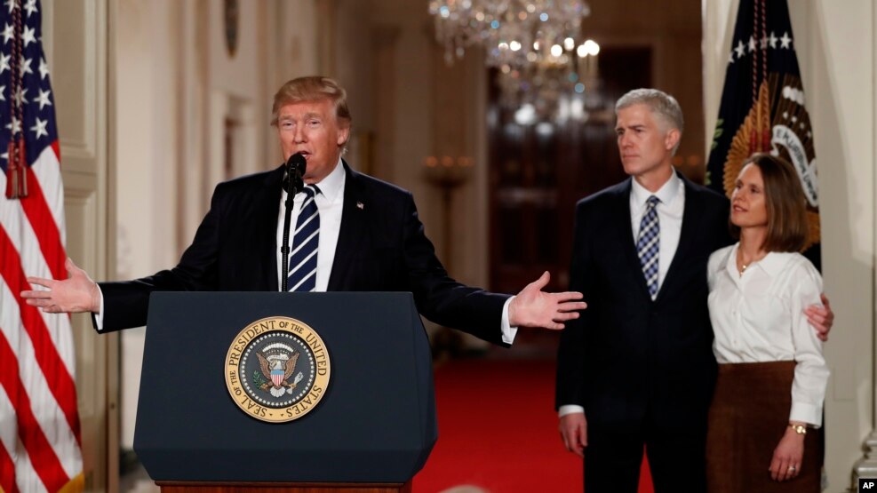 Trump emëron juristin Neil Gorsuch për Gjykatën e Lartë