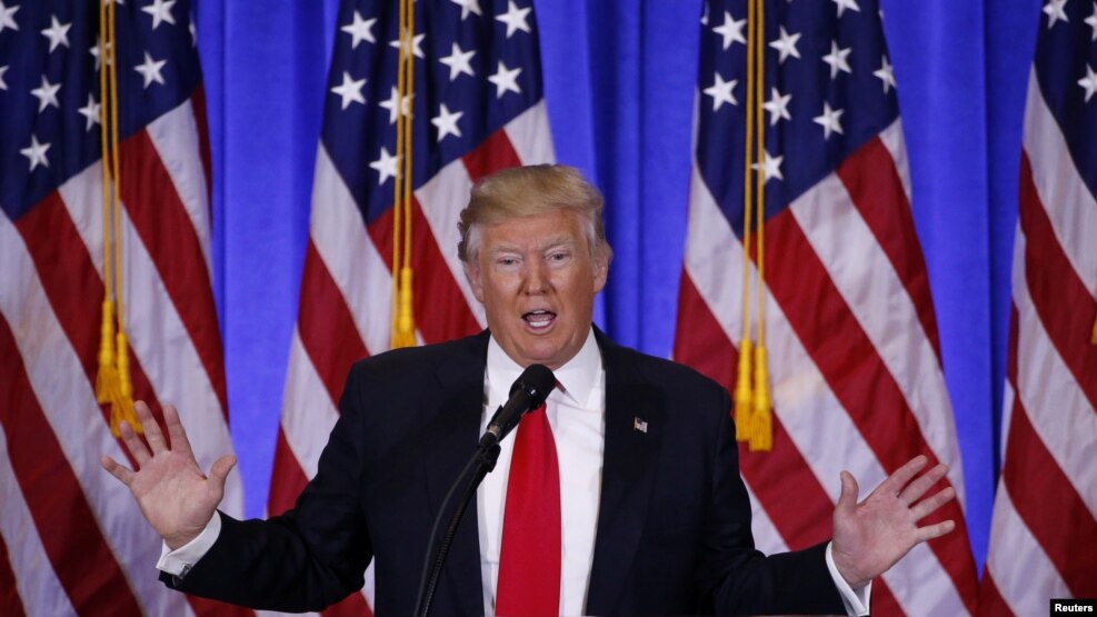 အေမရိကန္ေရြးေကာက္ခံသမၼတ Donald Trump