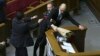 Ukraine Lawmaker Manhandles PM in Rowdy Parliament Scenes