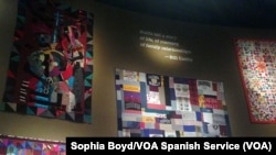 Quilts from Bill Cosby's collection are part of an exhibit at the at the Smithsonian Museum of African Art in Washington, DC.