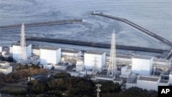 Fukushima Daiichi power plant's Unit 1 is seen in Okumamachi, Fukushima prefecture, Japan, March 11, 2011