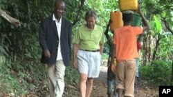 Steve Kruse and Salifu Mansaray first met more than 40 years ago when Kruse was a Peace Corps volunteer and Mansaray was a boy who had just stolen bread from a bakery