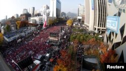 Demonstracije protiv predsednice Južne Koreje u Seulu, 12. novembar 2016.