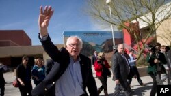 د هیلري کلنټن سیال برني سنډرس وايي چې اوس لا د کمپاین پيل دی